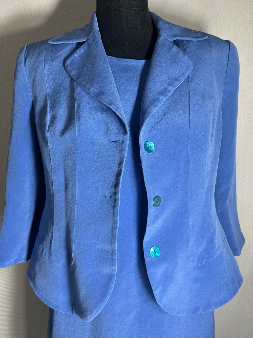 Amanda Smith SUITS Size 10 Women's Periwinkle Tailored Jacket - Classic Workwear